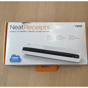 NEAT RECEIPTS Mobile Document Scanner Digital Filing System Box Included